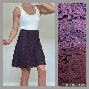 NWOT LOFT Burgundy Maroon Skirt